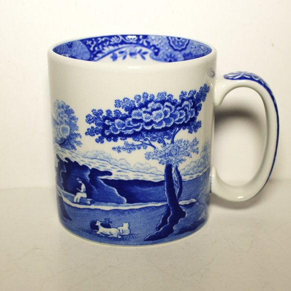 Spode Mug Blue And White Italian Design Made In England - Picture 1 of 6
